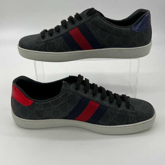 Men’s GUCCI New Ace GG Supreme Sneakers Size 7.5 (US 8.5) MSRP: $750 - Picture 2 of 10